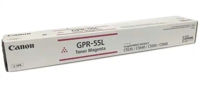 Canon GPR-55L Toner Magenta
For imageRUNNER ADVANCE C5535 / C5540 / C5550 / C5560
Genuine