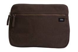 Terra Thread - Organic Cotton Laptop Sleeve 13 inches - Chestnut Brown
