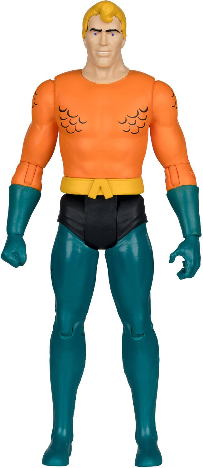 Alt View 4. McFarlane Toys - McFarlane Toys - Super Friends - DC Retro - Aquaman 6" Action Figure   - COLLECTIBLES - Multicolor.