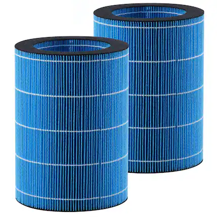Front. VEVOR - Evaporative Humidifier Replacement Filter, 2-Pack, Compatible with VEVOR 5L(1.32G) Model BZT-234 Evaporative Humidifier - Blue.