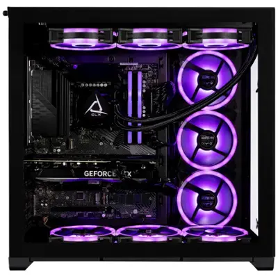 CLX SET Gaming Desktop - Intel Core i9 14900KF - 64GB DDR5 5600 Memory - GeForce RTX 5070 - 2TB NVMe M.2 SSD, 6TB HDD - Black