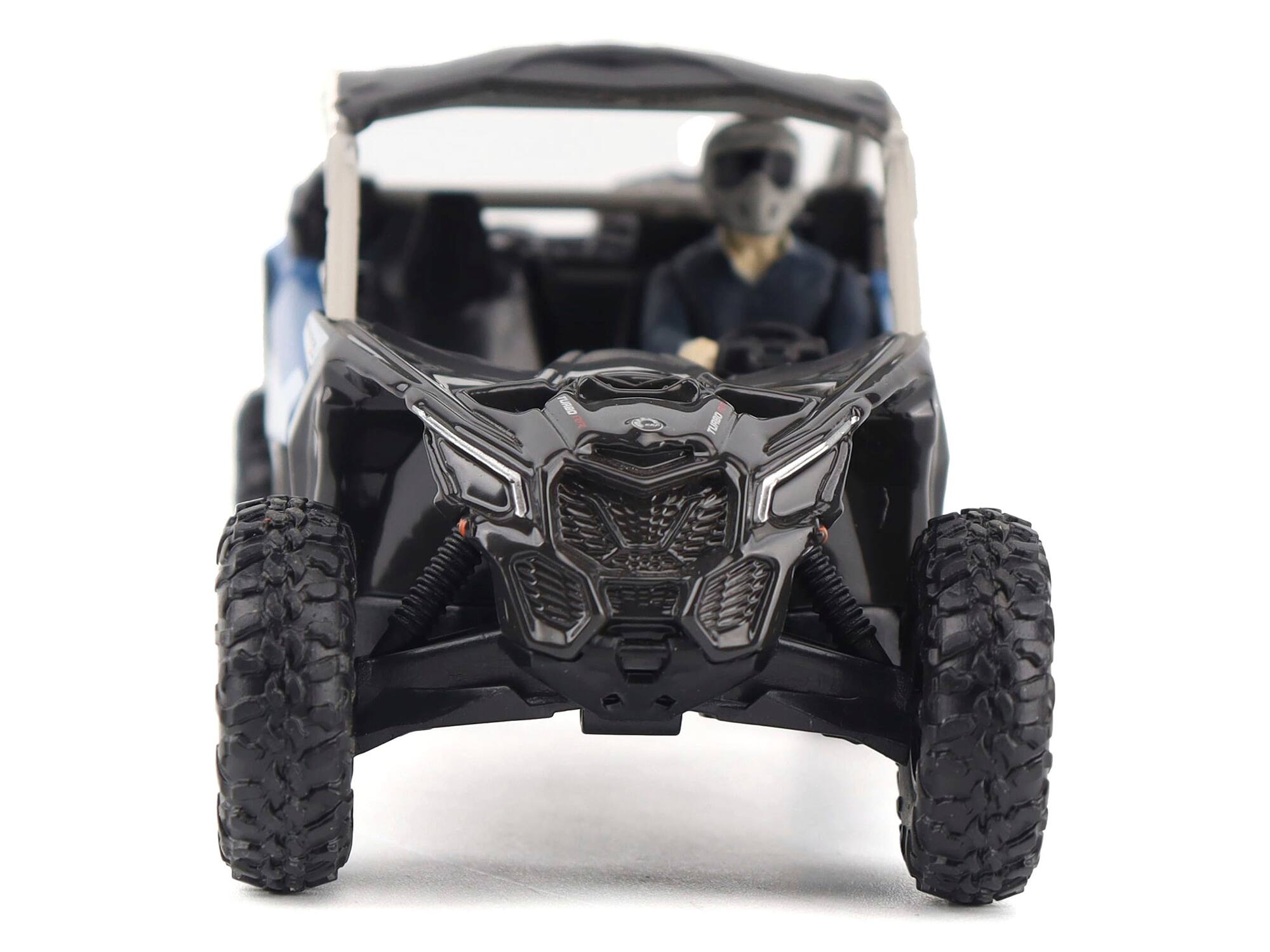 Alt View 3. BRP Models - Can-Am Maverick X3 X RS Turbo RR Intense Blue and Chalk Gray with Driver Figure 1/32 Diecast Model by BRP Models.