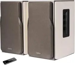 Edifier - R1380T Active Bookshelf Speakers, Computer Speakers – Dual RCA inputs - 2.0 Studio Monitor Speaker - White - Front_Zoom