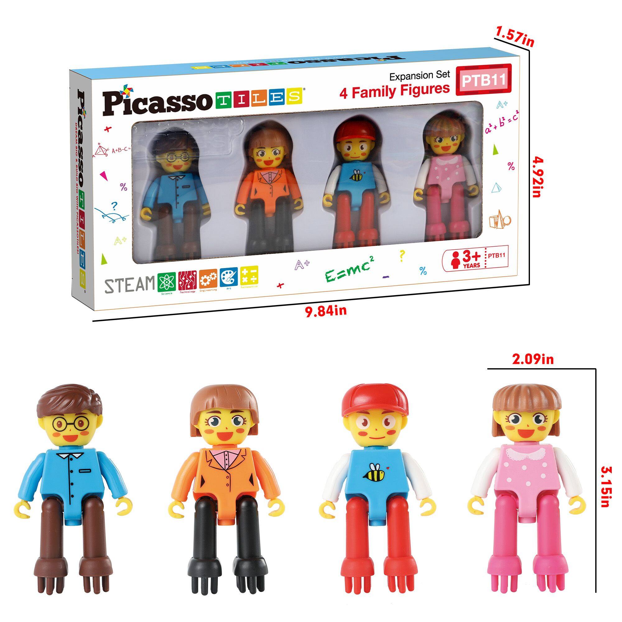 1.57in RCOE Expansion Set PTB11 E S 4 Family Figures Picasso T I L a'+b.c B | a'+ Casst A A-B-C- % % - 4.92in : ?  C C  A+ ? PI811 ! 3+ YEARS STEAM x E=mc % 9.84in 2.09in  3.15in
