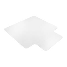Floortex - Vinyl Lipped Chair Mat for Carpets up to 3/8" - 36" x 48" - Clear