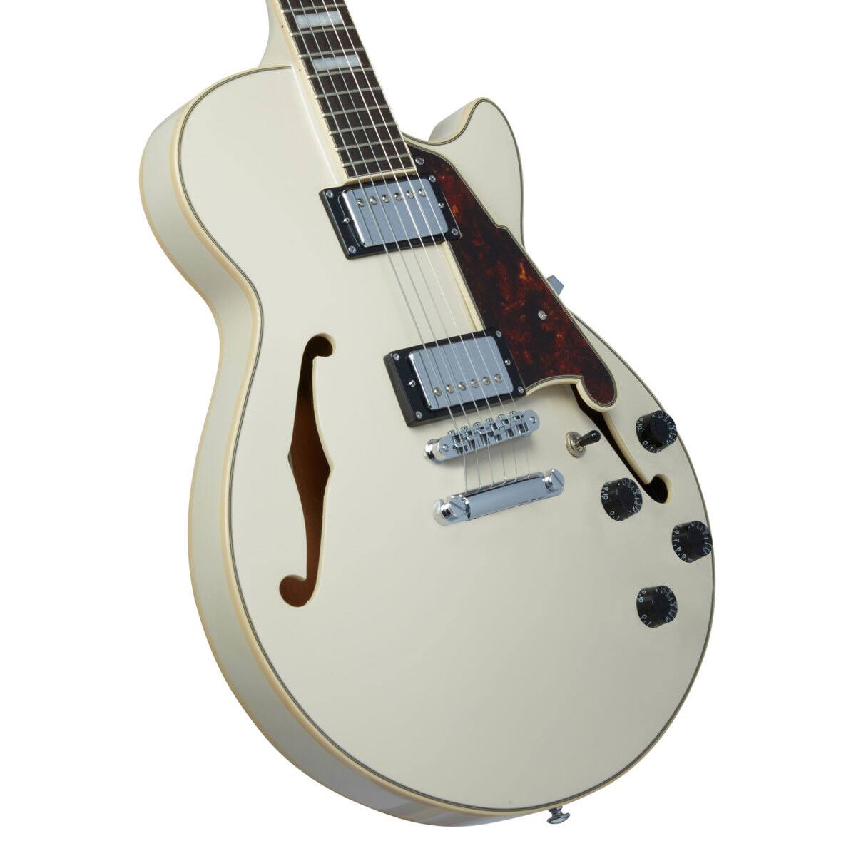 Alt View 2. D'Angelico Guitars - D'Angelico Guitars D""Angelico 12 String Semi-Hollow-Body Electric Guitar, Right (DAPSSCMPCSCB).