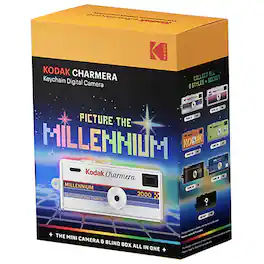 Kodak - Charmera Millenium Edition 1.6MP Keychain Digital Camera, Blind Box - Random