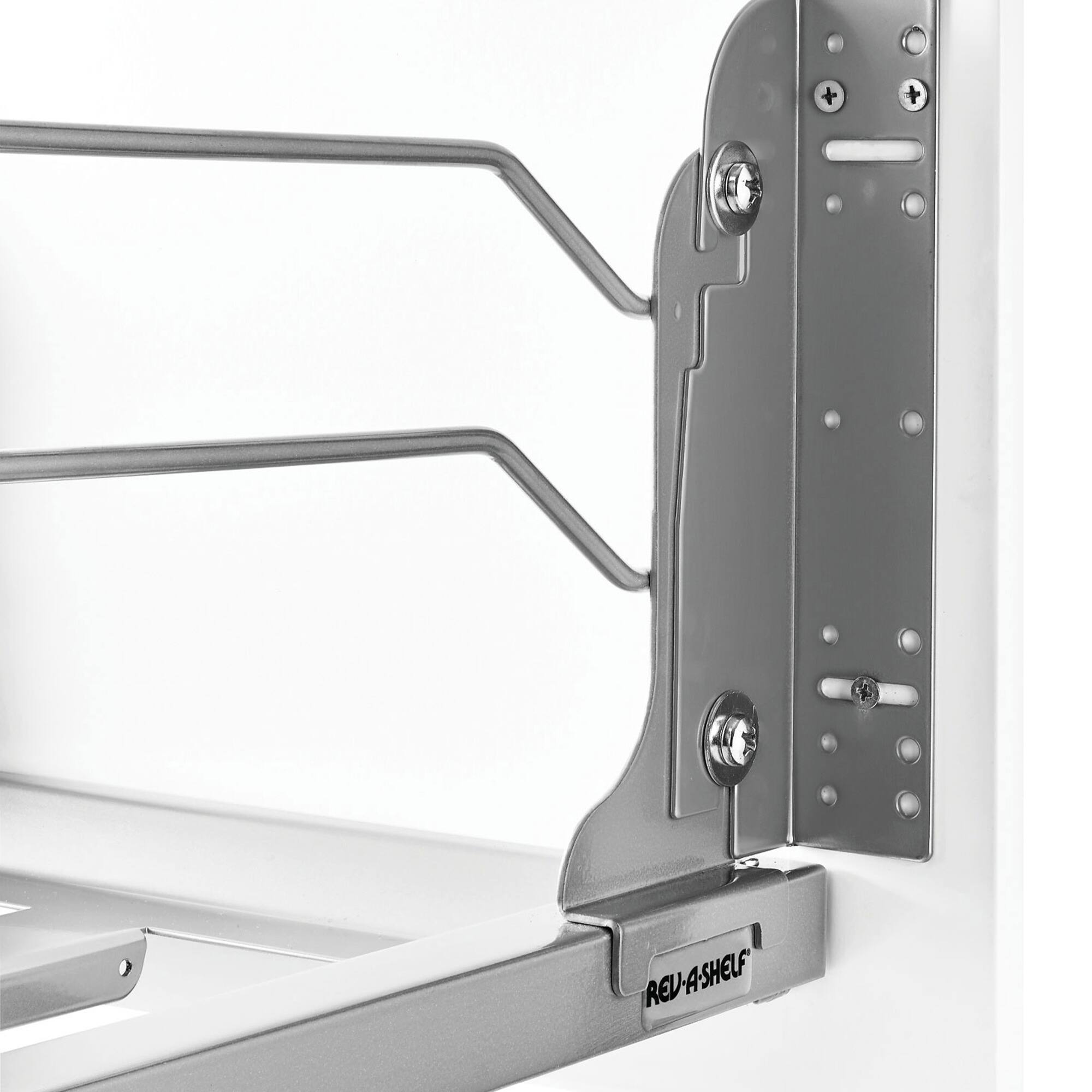 Alt View 8. Rev-A-Shelf - Rev-A-Shelf Double Pullout Trash Can 27 qt. with Soft-close, 53WC-1527SCDM-213 - Orion Gray.