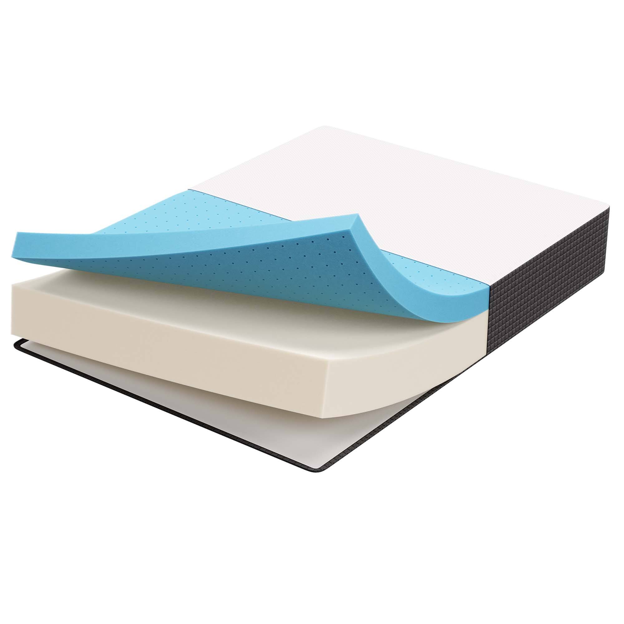 Alt View 10. Modway - Aveline 12" Memory Foam Full Mattress by Modway - White.