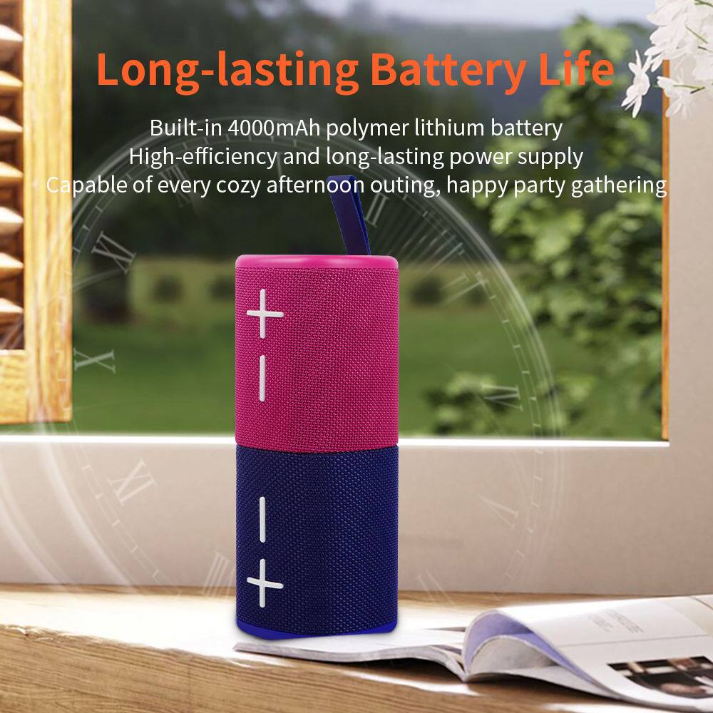Long-lasting Battery Life

Built-in 4000mAh polymer lithium battery  
High-efficiency and long-lasting power supply  
Capable of every cozy afternoon outing, happy party gathering