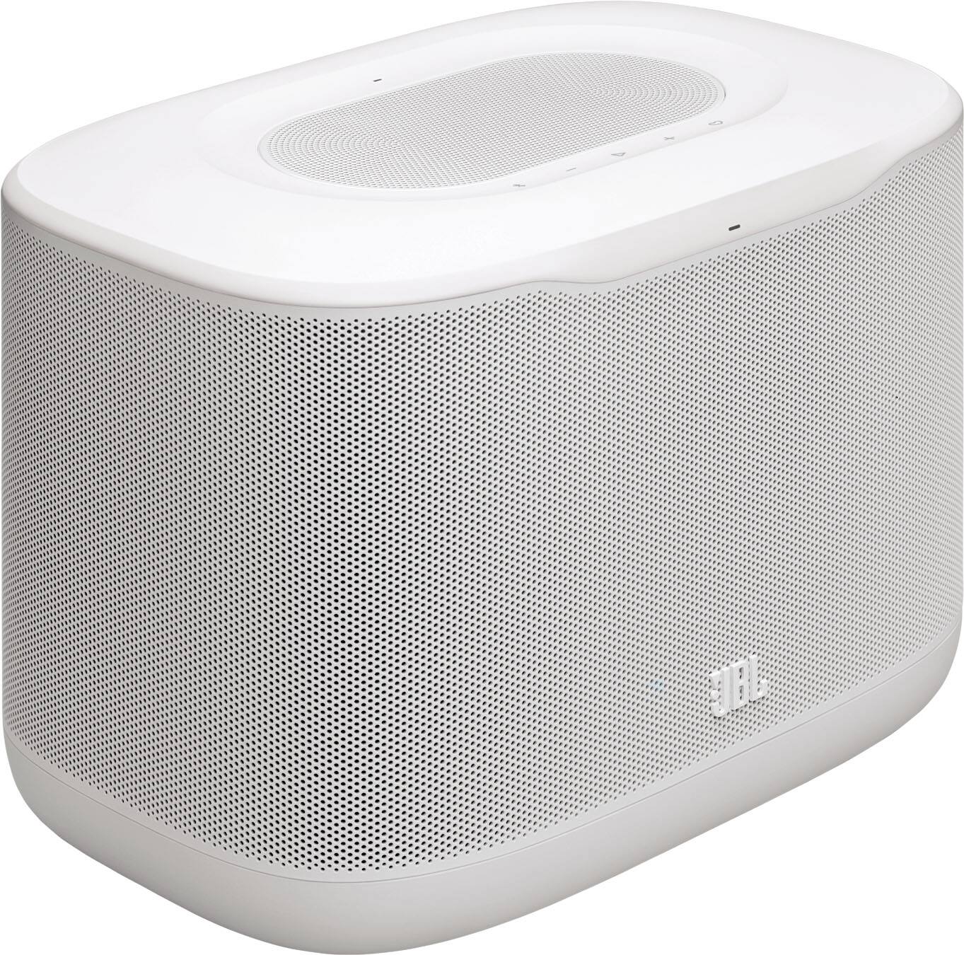 Front. JBL - 3D Room-Filling Wi-Fi home speaker with Dolby Atmos® and easy whole-home listening - White.