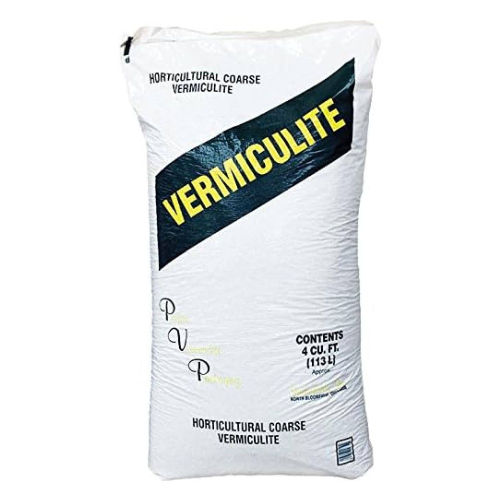 HORTICULTURAL COARSE VERMICULITE  
VERMICULITE  

CONTENTS  
4 CU. FT. (113L)  

HORTICULTURAL COARSE VERMICULITE
