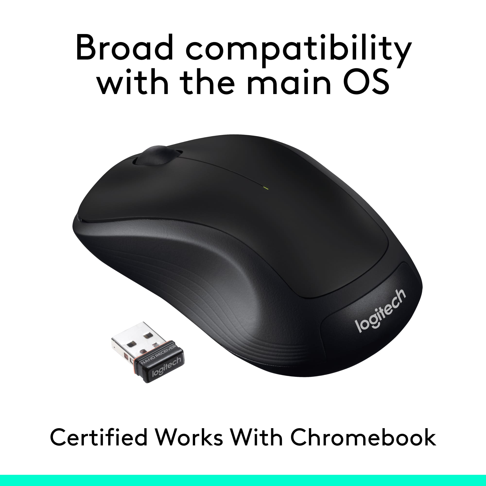 Broad compatibility with the main OS
logitech
logitech Certified Works With Chromebook