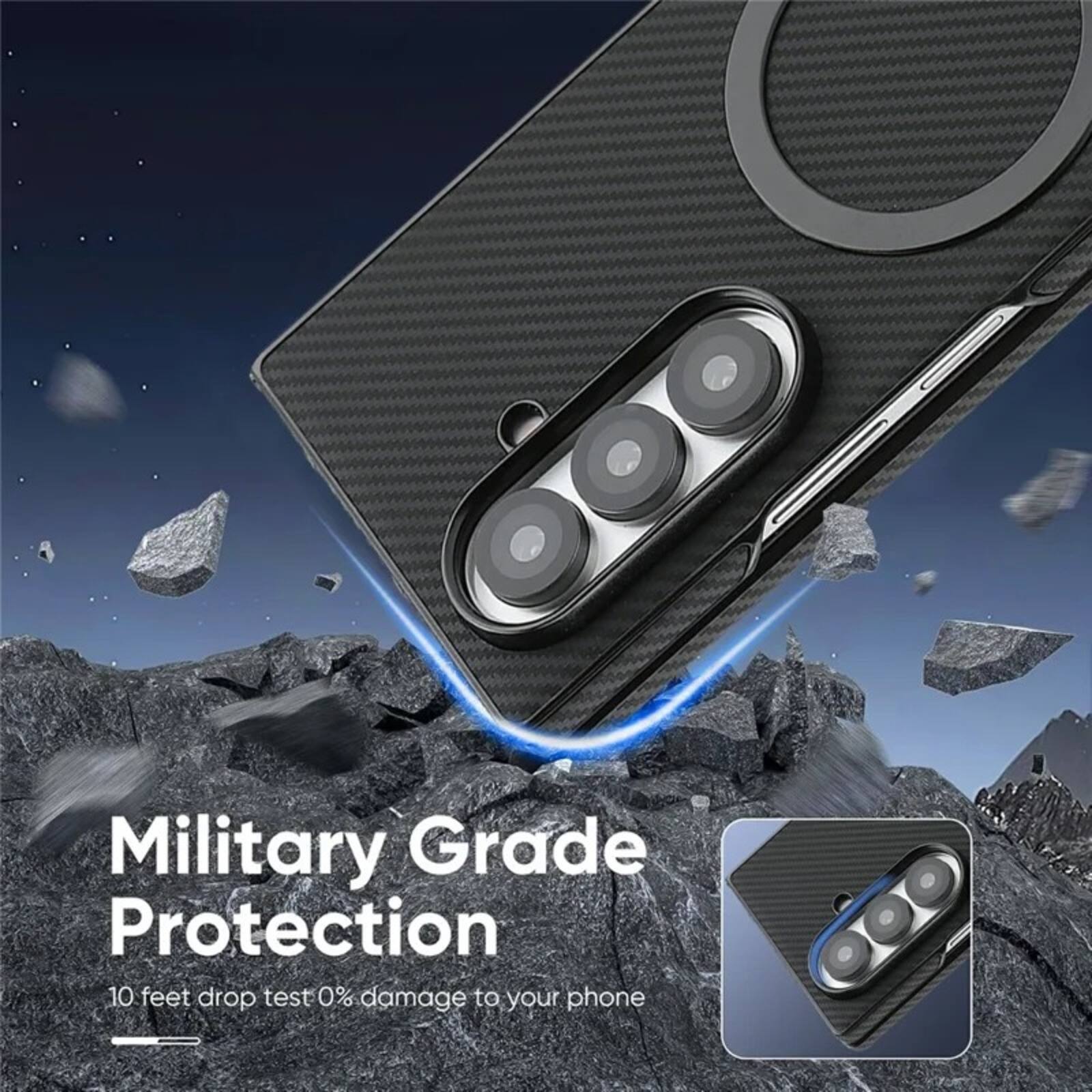 Military Grade Protection  
10 feet drop test 0% damage to your phone
