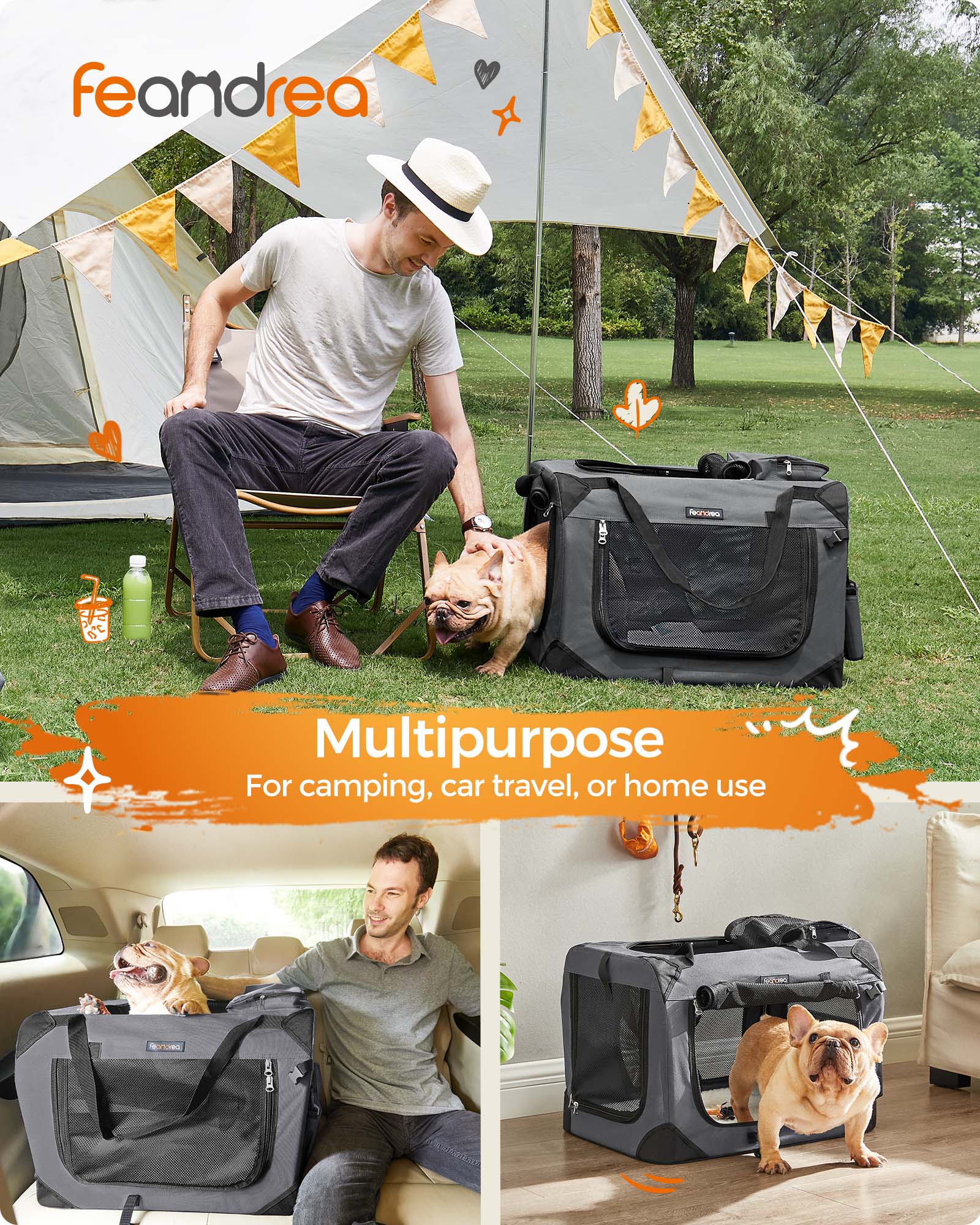 feandrea  
Recended  
Multipurpose For camping, car travel, or home use  
Vitamin  
CALTUR
