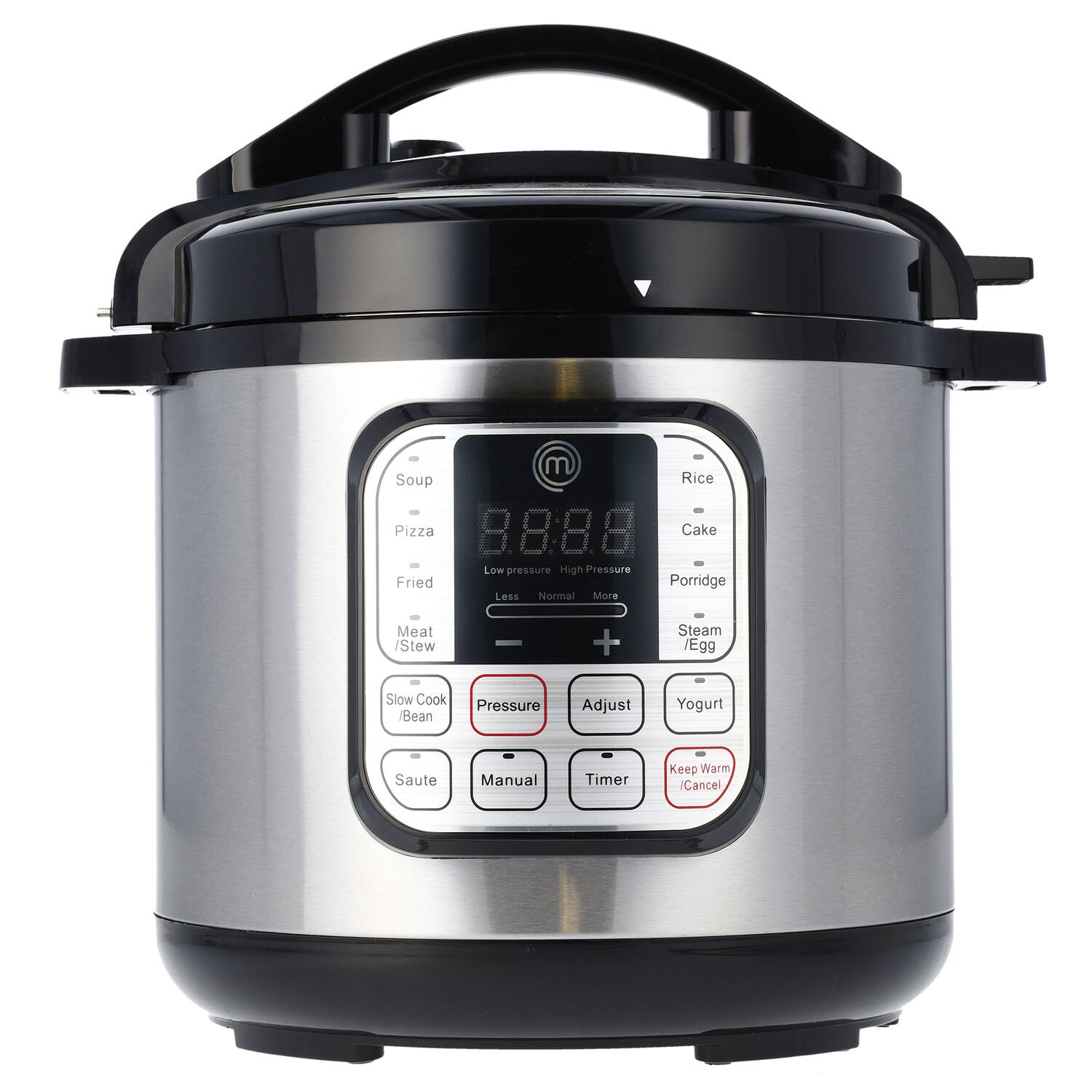 MasterChef - 1000W 6.3 Qt 10-in-1 Multicooker - Black