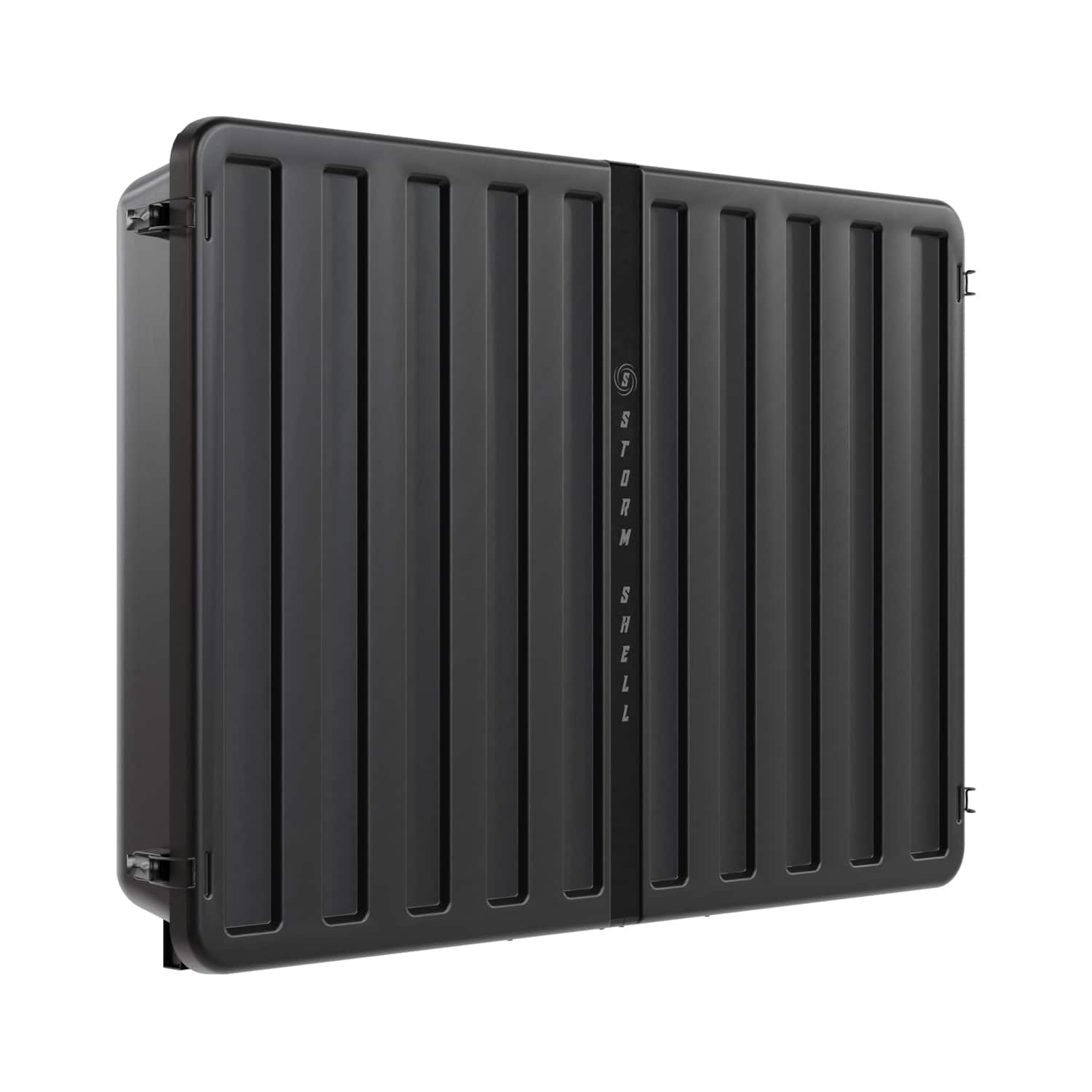 Storm Shell - XL Weatherproof 55" Outdoor TV and Soundbar Enclosure - Black