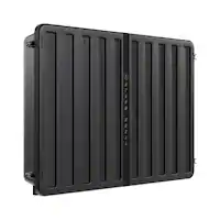Storm Shell - XL Weatherproof 55" Outdoor TV and Soundbar Enclosure - Black - Front_Zoom