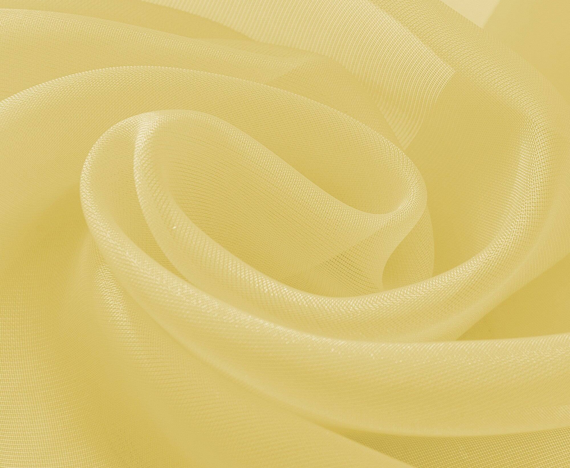 Left. RT Designers Collection - Elegant RT Designers Celine Sheer Rod Pocket Curtain Panels - 55x90", Gold - Gold.