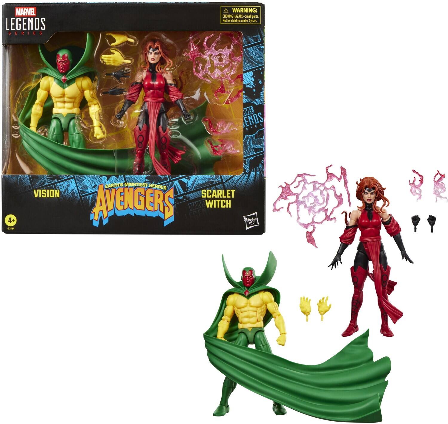 Avengers: The Crossing Comics - Marvel Legends - Vision & Scarlet Witch Action Figure 2-Pack - COLLECTIBLES