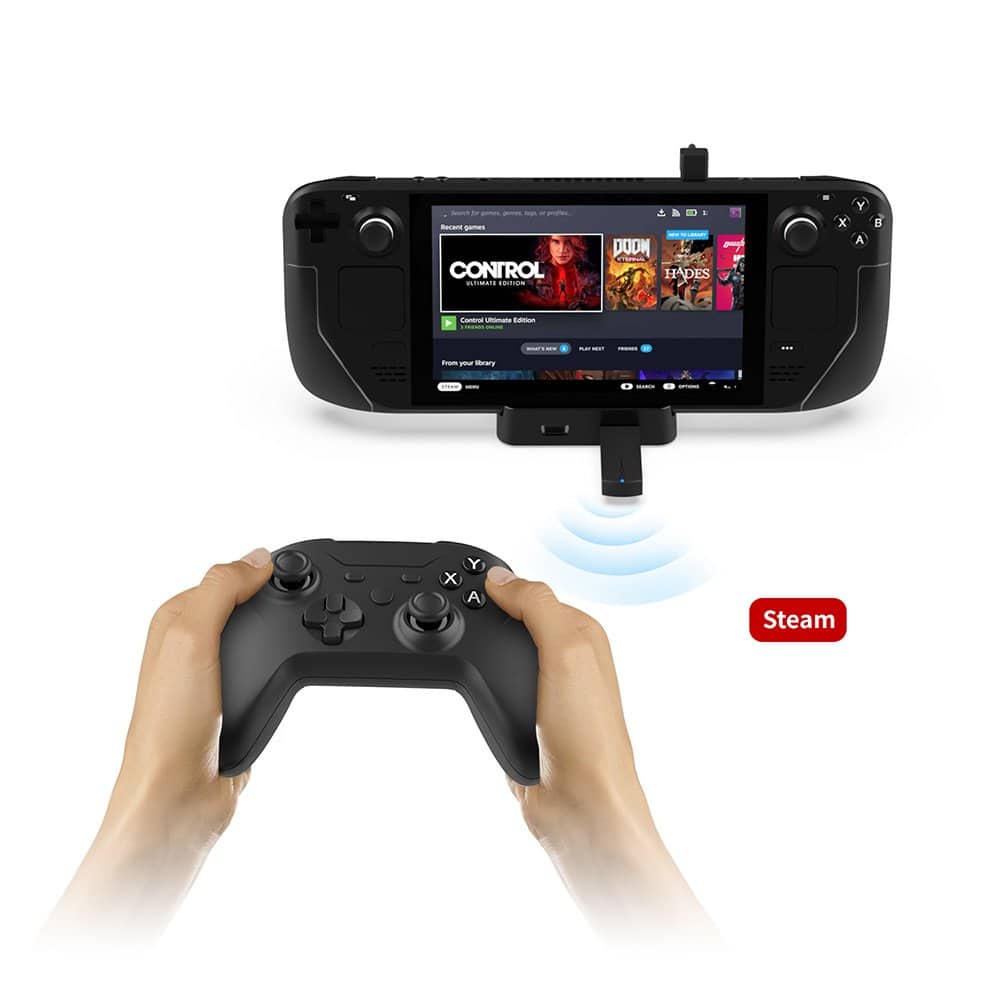 Dobe TYX 3618B Steam Controller, Wireless Gaming Controller for