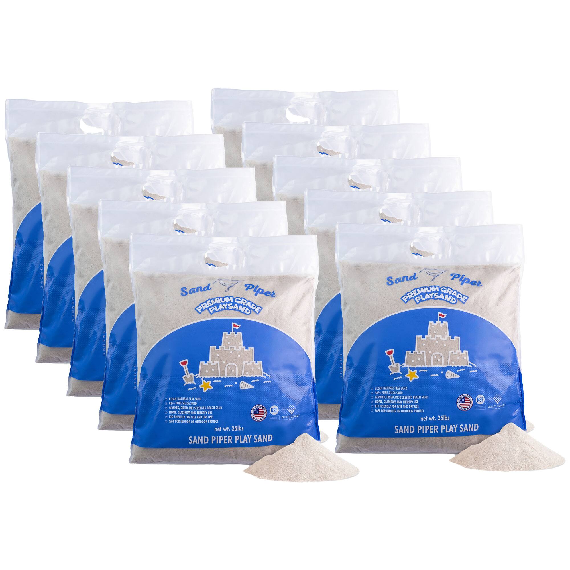 Sand Piper PREMIUM GRADE PLAY SAND  
Sand Piper PREMIUM GRADE PLAY SAND  
net wt. 25lbs  
SAND PIPER PLAY SAND  
net wt. 25lbs  
SAND PIPER PLAY SAND