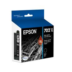 DESIGNED for EXCELLENCE
EPSON 702XL
High-capacity 2.5x more prints*
Grande capacité 2,5 fois plus de tirages*
Black Noir
BK