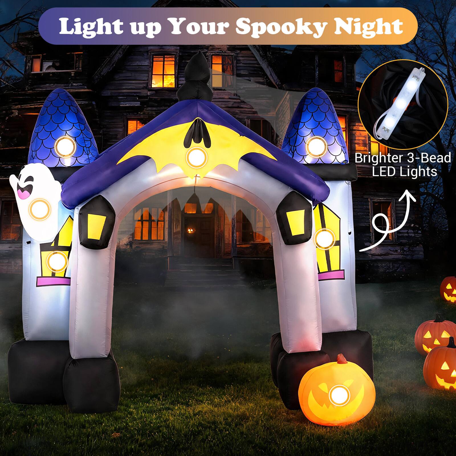 Light up Your Spooky Night

Brighter 3-Bead LED Lights