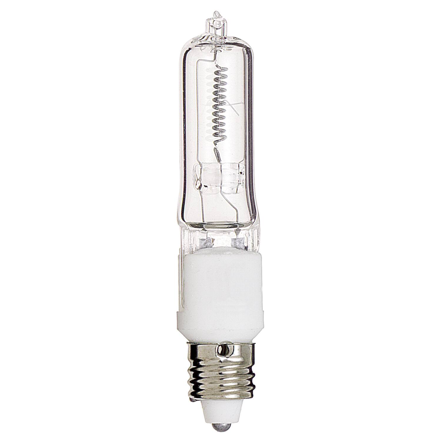 Front. SATCO - Satco 75 W T4 Specialty Halogen Bulb 1,250 lm Warm White 1 pk.