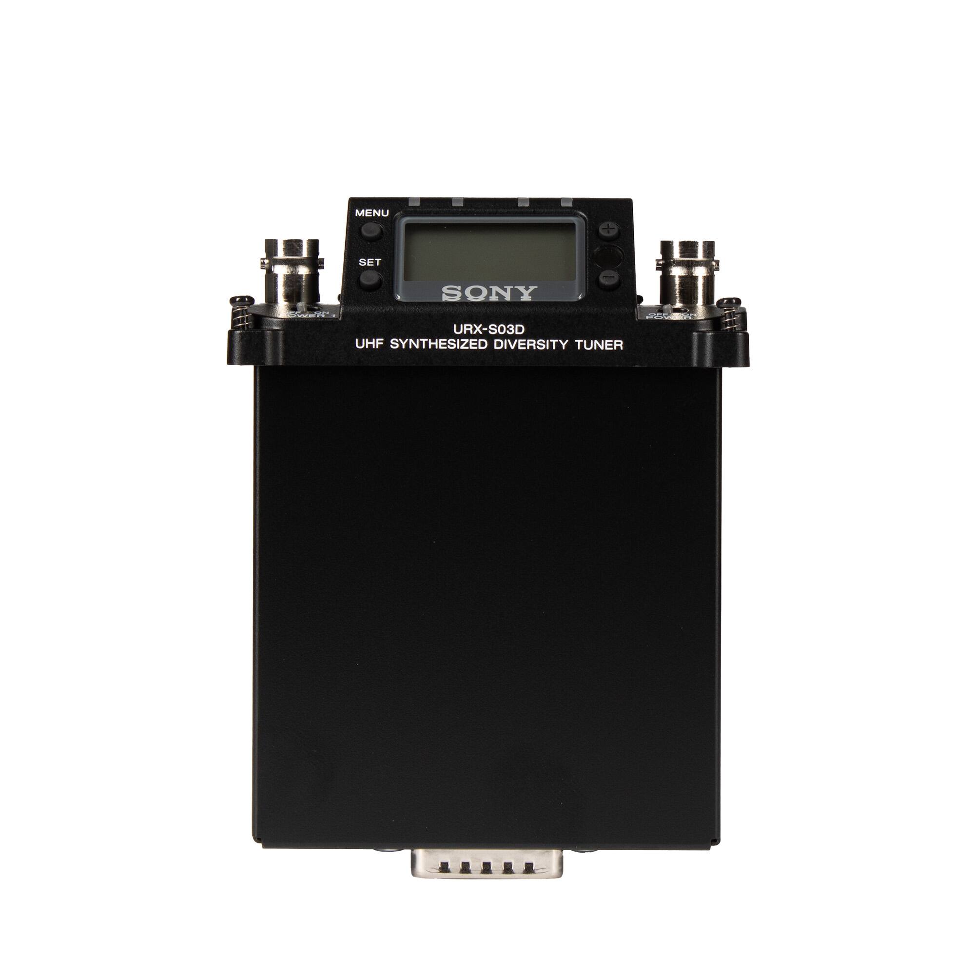 MENU SET SONY URX-S03D UHF SYNTHESIZED DIVERSITY TUNER