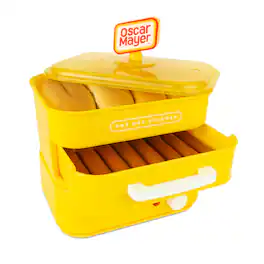 KRAFT - Hot Dog Steamer and Bun Warmer - Yellow