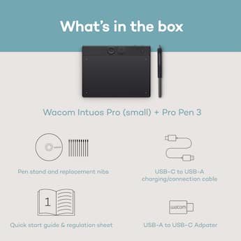 Wacom Intuos Pro Small Bluetooth Professional Graphic Drawing Wacom Intuos Pro Small Bluetooth Professional Graphic Drawing