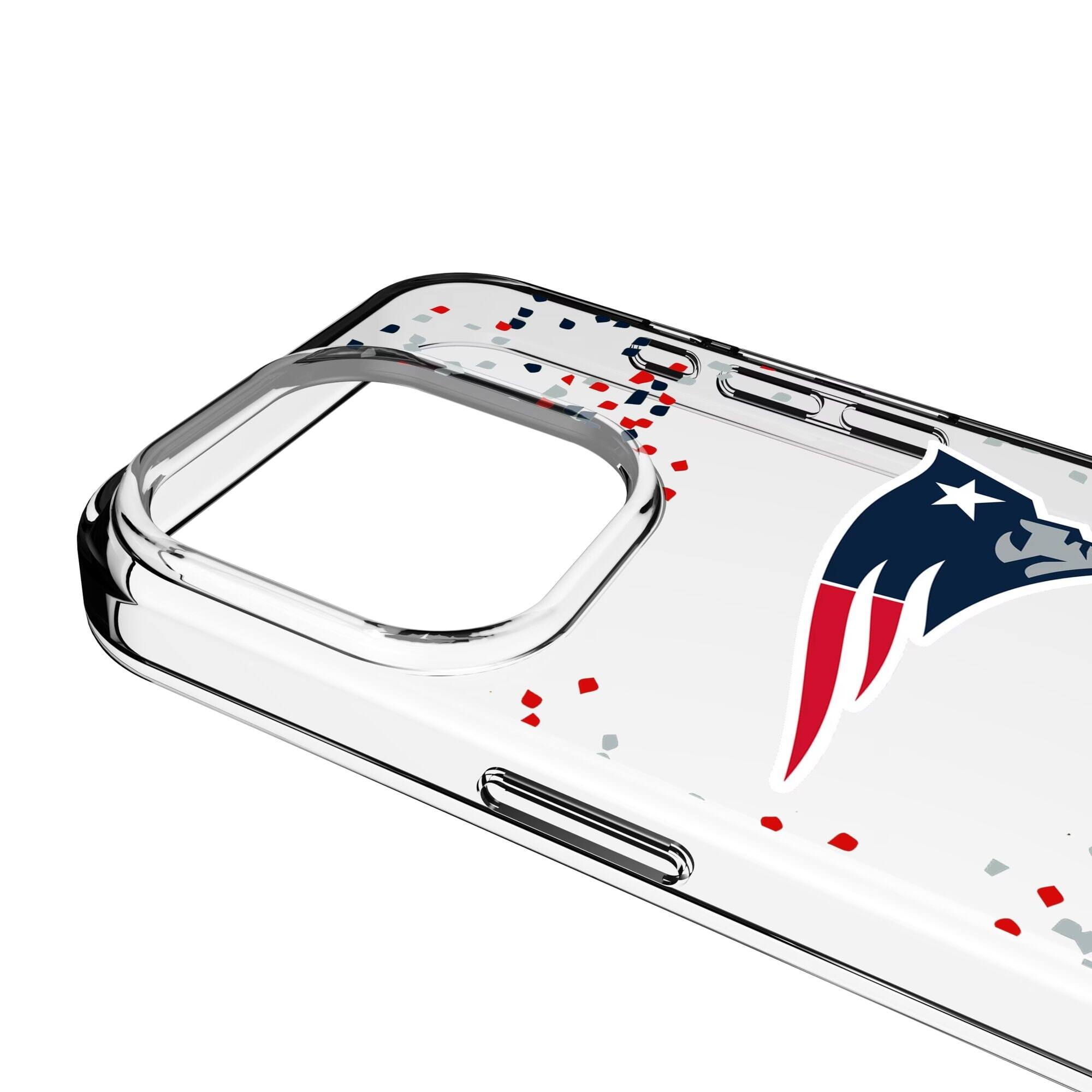 Alt View 2. Keyscaper - iPhone Clear Case with Confetti Design - 14 Pro Max - Multicolor.