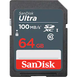 SanDisk - 64GB Ultra SDXC UHS I Memory Card