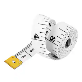 Garnen - 1x Body Measuring Tape Body Tape Measure 60" Soft Flexible Measuring Tape for Body Measurements Fabric Sewing - White