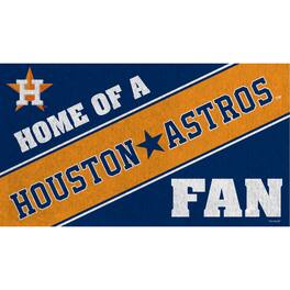 Evergreen Enterprises - Houston Astros 18" x 30" Team Turf Mat - Multicolor