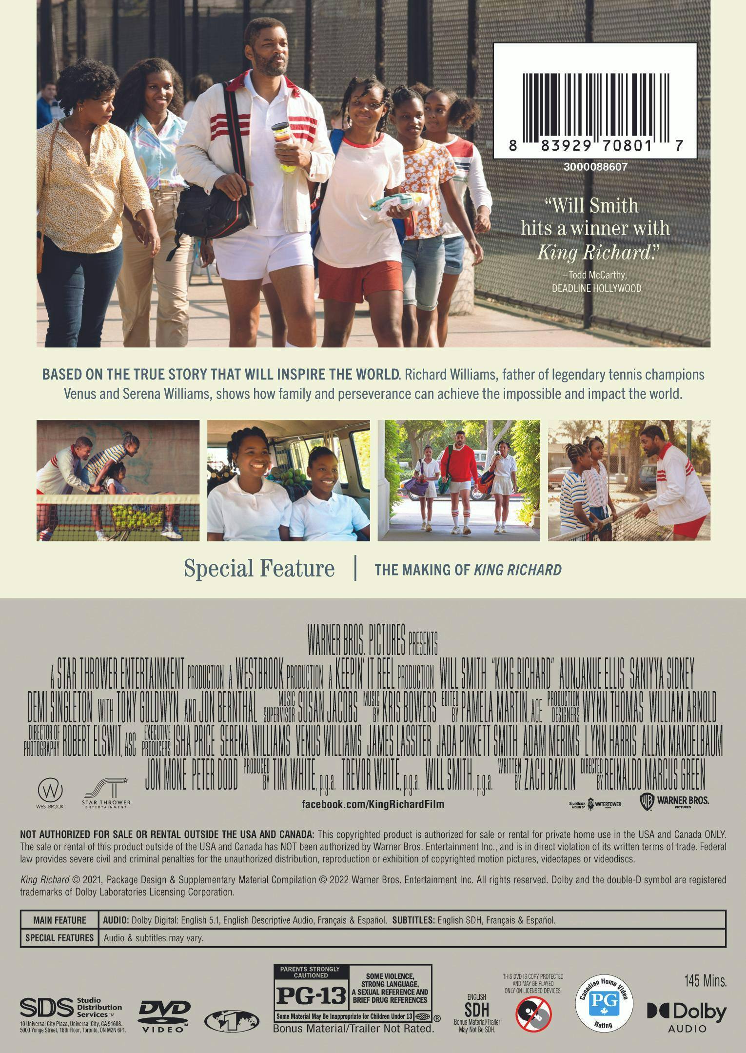 Back. King Richard (DVD) [DVD].