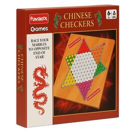 LIVEVIE - Carton Chinese Checkers Board Game, Classic Strategy Game - Multicolor