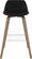 Front. Simpli Home - Randolph Bentwood Counter Height Stools (Set of 2) - Black.