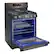 Alt View 8. LG - 6.3 Cu. Ft. Freestanding Gas True Convection Smart Range with EasyClean, Air Fry and Premium Handle - Black Stainless Steel.