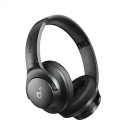 Soundcore - by Anker Q20i Over-Ear Headphones with Active Noise Cancelling, Deep Bass, and 40-Hour Playtime - Black