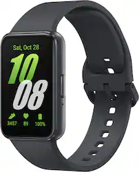 Samsung - Galaxy Fit3 Aluminum Smartwatch 40mm BT - Dark Gray - (2025) - Front_Zoom