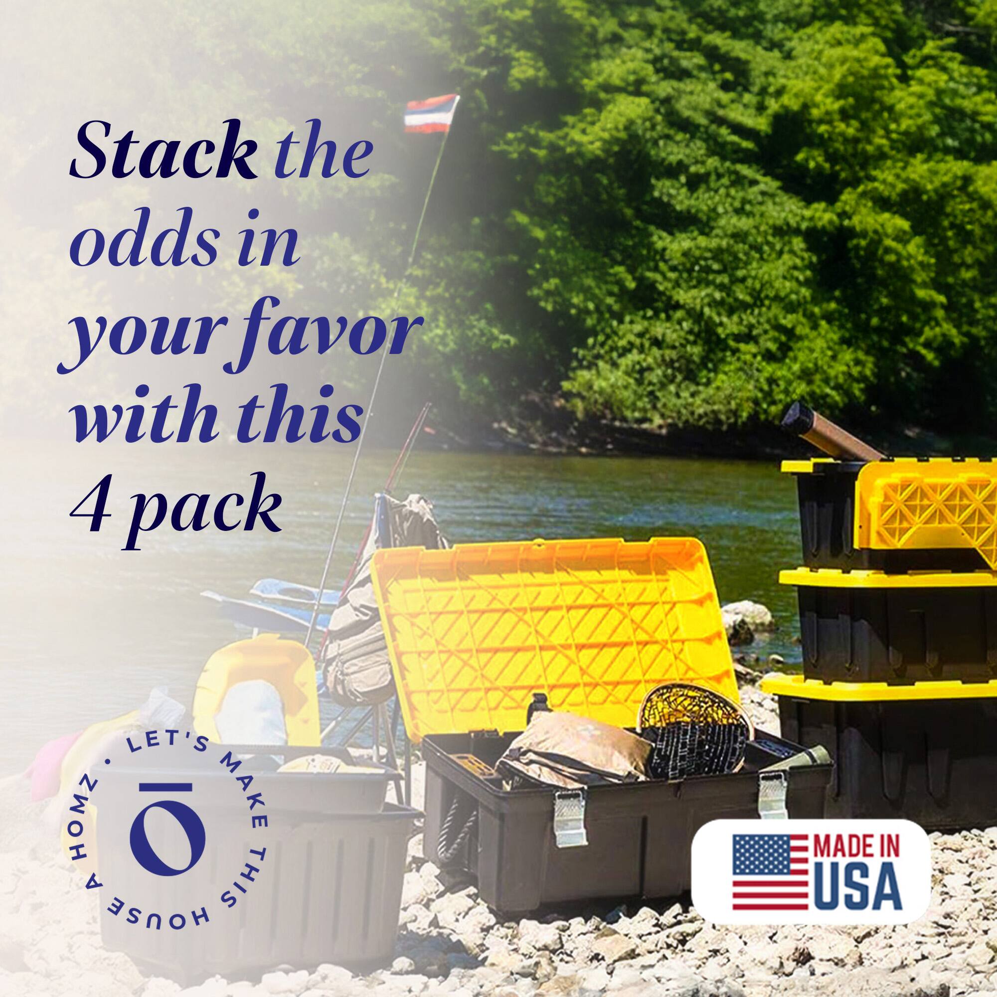 Stack the odds in your favor with this 4 pack

LET'S MAKE THIS HOUSE

MADE IN USA