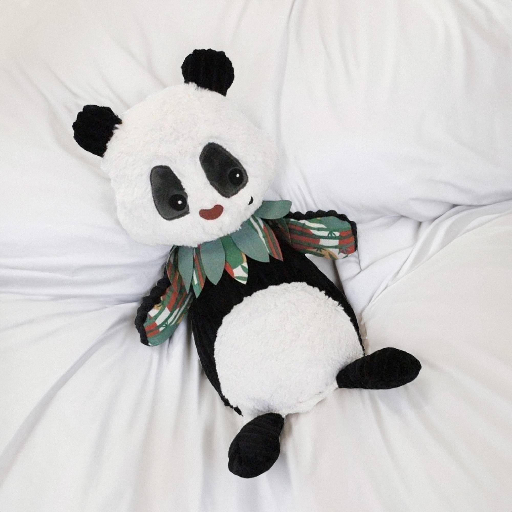 Alt View 10. TriAction Toys - Les Deglingos Original Plush | Rototos the Panda - Black.