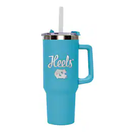 The Memory Company - North Carolina Tar Heels 40oz. Single Hit Bling Tumbler - Light Blue