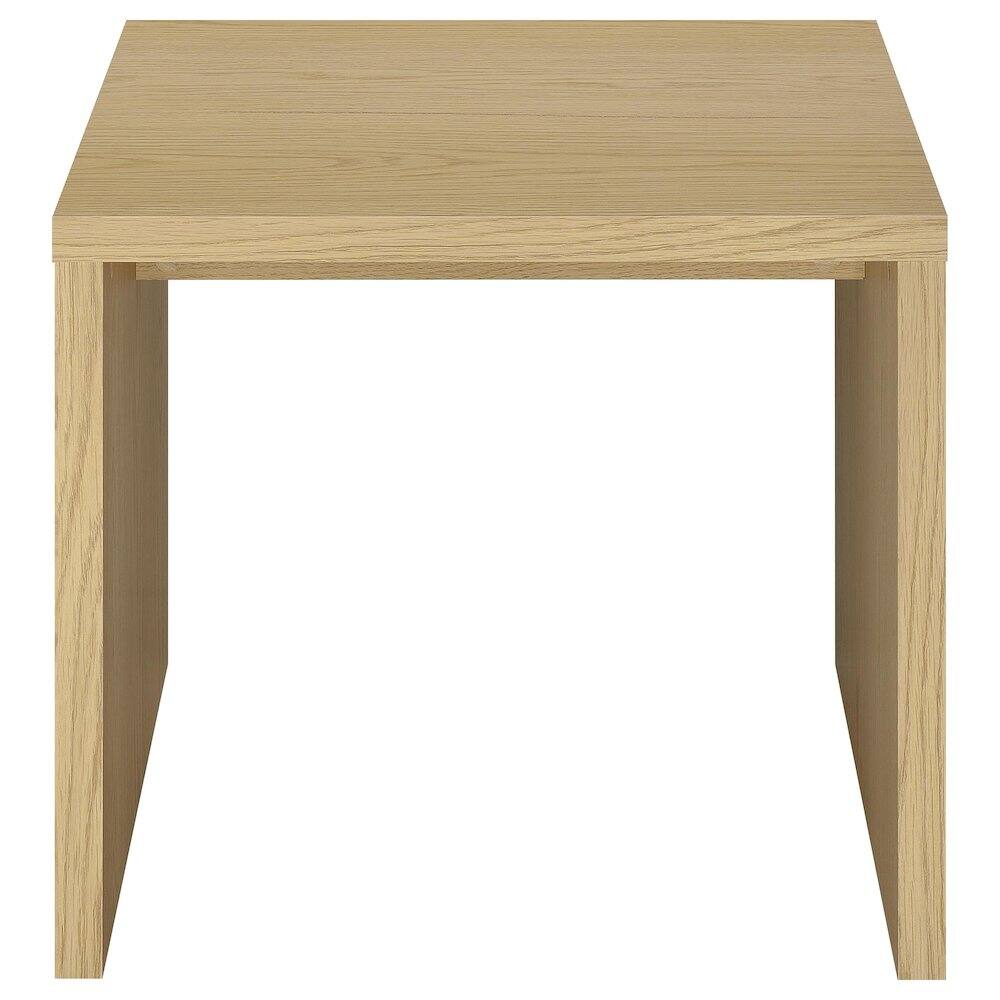 Back. Coaster Co. of America - Canoga 3-piece Lift Top Cocktail Coffee Table Set Light Oak - Light Oak.