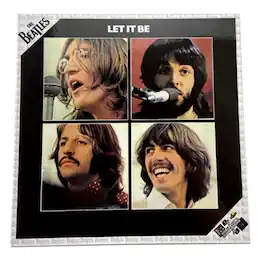 PopMarket - The Beatles - The Beatles - Let It Be Double Sided Album Art Jigsaw Puzzle - GAMES (MISC) - Multicolor
