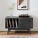 Front. Modway - Render Vinyl Record Display Stand by Modway - Charcoal.
