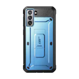 SUPCASE - Unicorn Beetle Pro Rugged Holster Case for Samsung Galaxy S21 – Full-Body Protection with Kickstand & Belt Clip - Blue