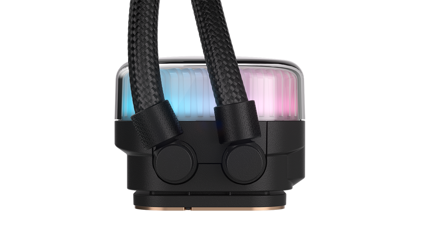 Alt View 11. CORSAIR - iCUE LINK TITAN II 360 RX RGB Liquid CPU Cooler - Black.